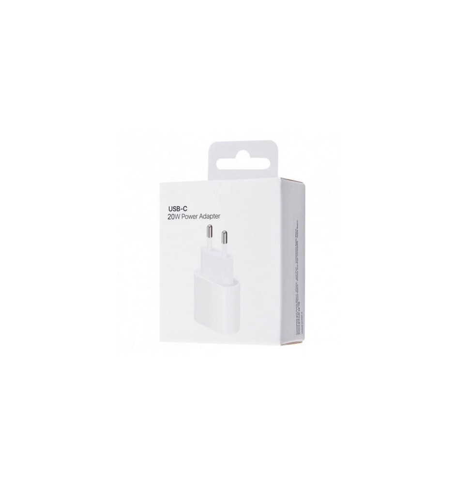 Apple MHJE3 - Adaptateur Secteur USB Type C - 20W - Blanc (Original, Blister)